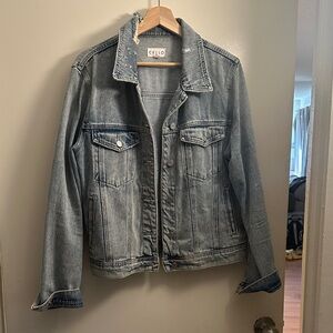 Cello Women's Classic Light Blue Jean Jacket